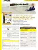 weber.color slim- Bản in thông tin sản phẩm