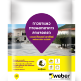 Dùng keo chà ron webercolor outside cho gạch thẻ ốp tường