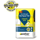 Keo dán gạch chồng gạch, hồ bơi dưới nước Webertai Gres