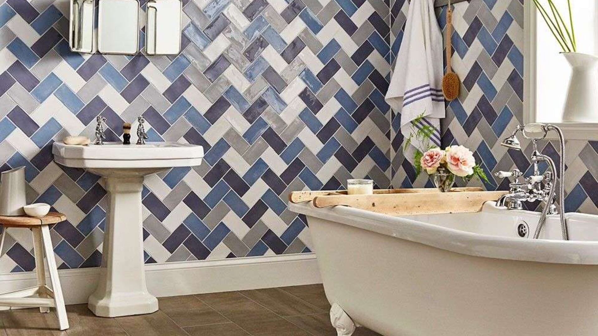 Gạch lát nền granite rất thích hợp cho gạch lát nền nhà tắm (nguồn: internet) gạch lát nền - gạch granite