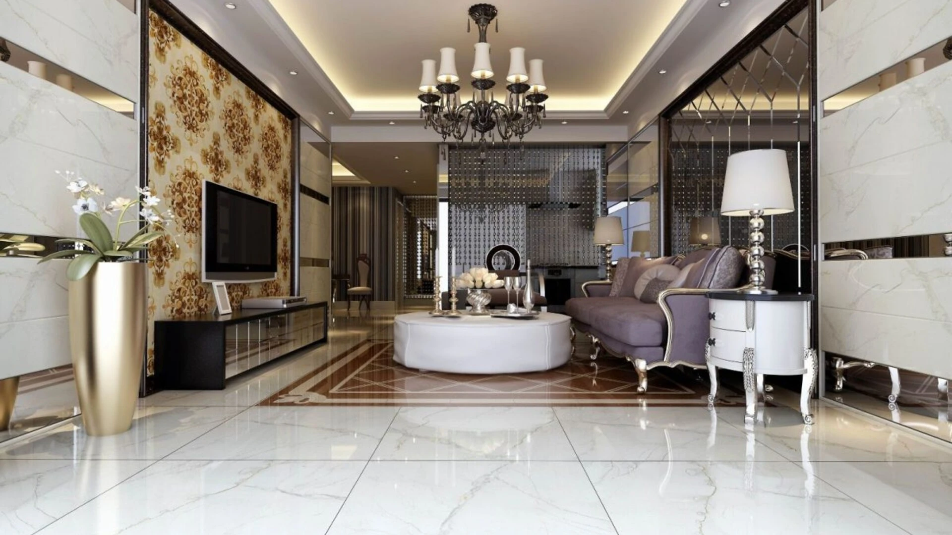 gạch ceramic vân mây