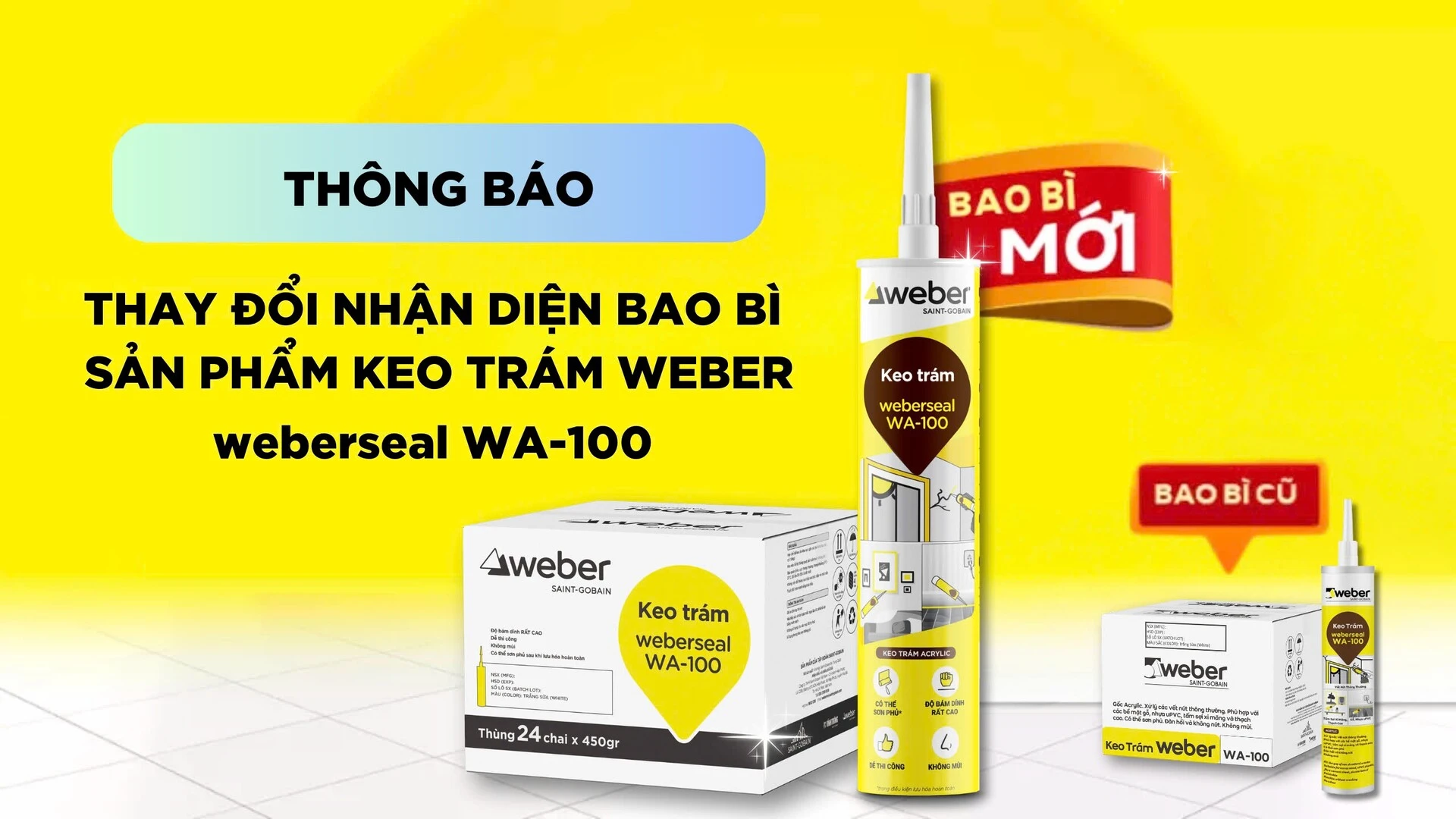 weber thay đổi bao bì wa100