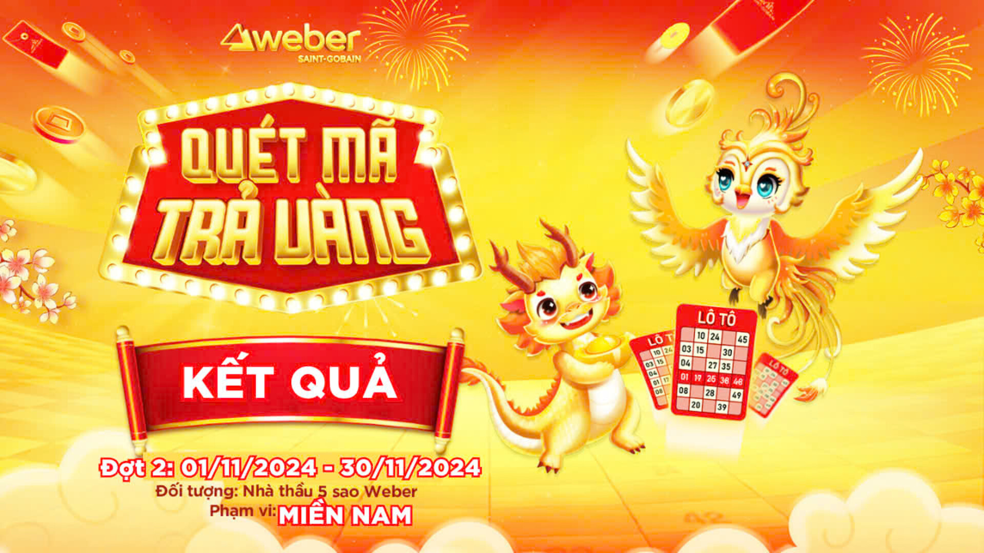 Kết quả CTKM Quét mã trả vàng Mùa 2 Kết quả CTKM Quét mã trả vàng Mùa 2