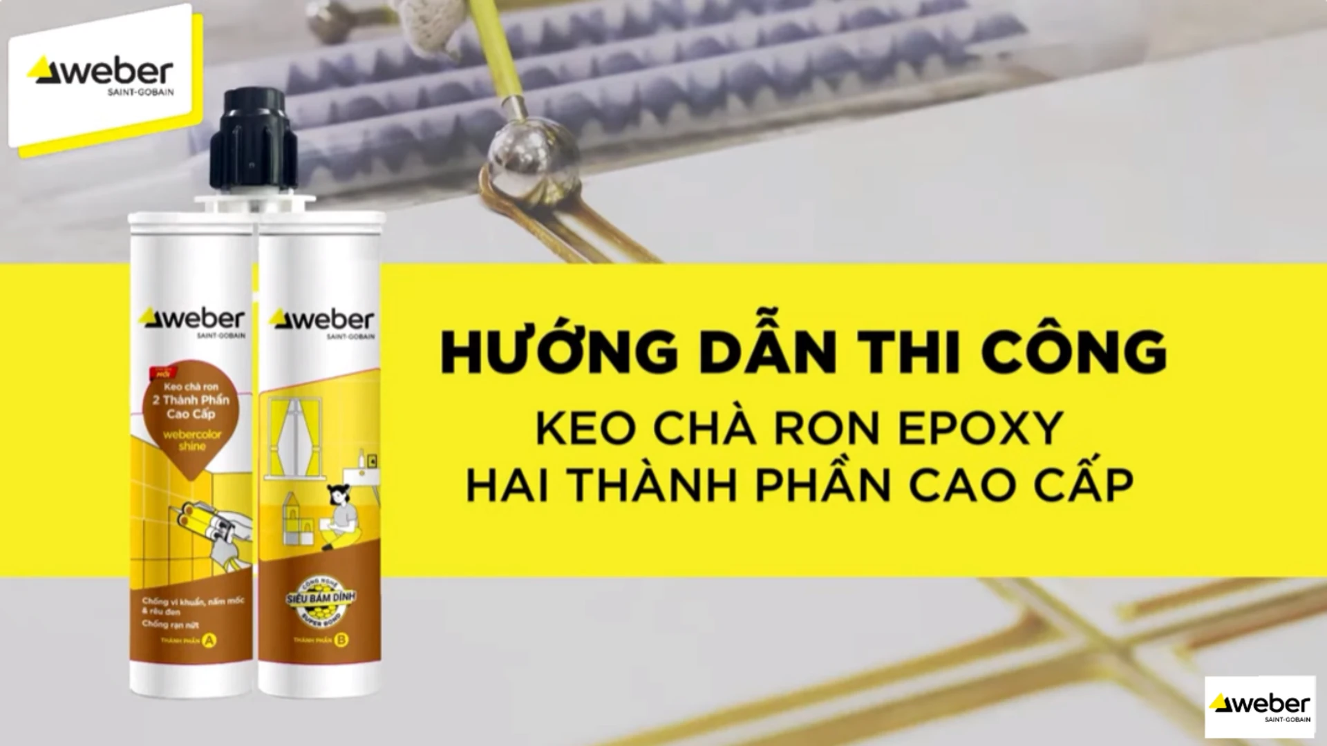 Hướng dẫn cách sử dụng keo Epoxy chà ron đúng chuẩn, an toàn