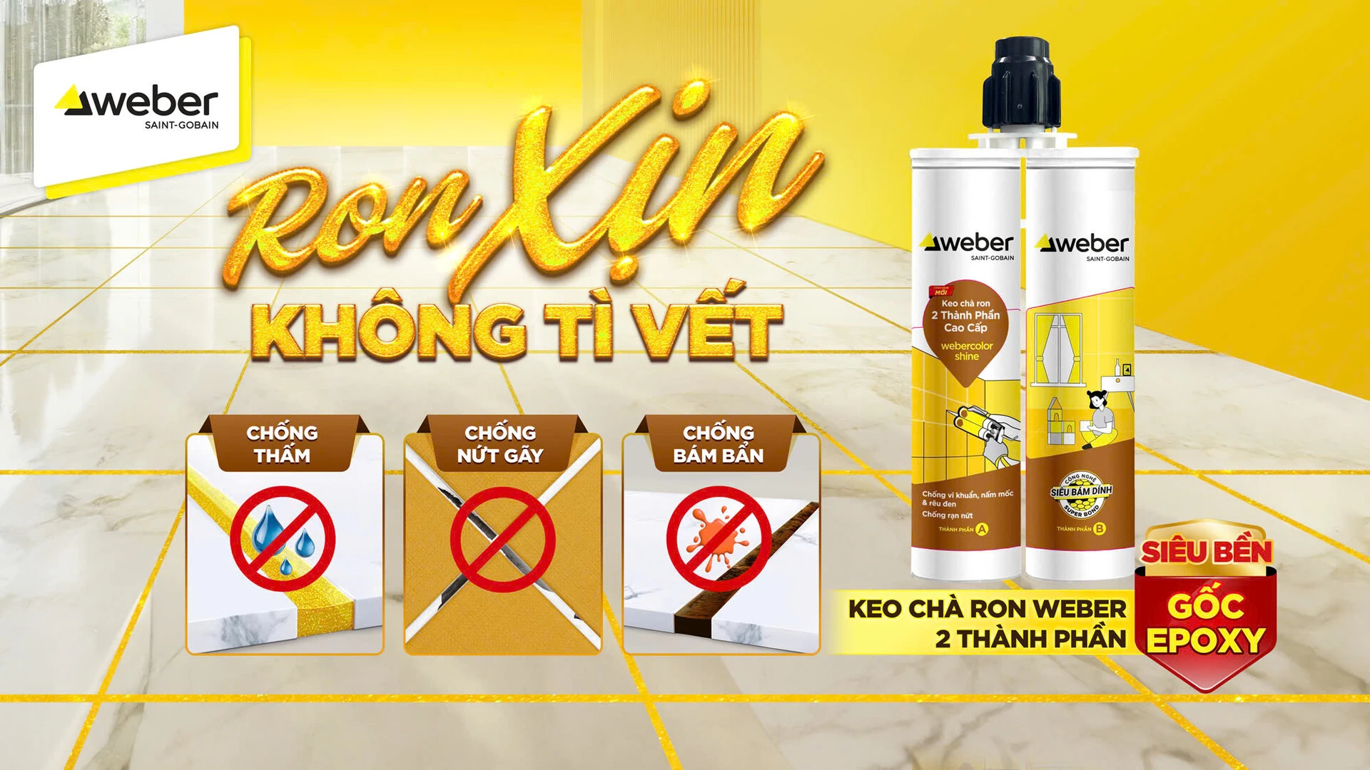 Giá keo Epoxy chà ron Weber