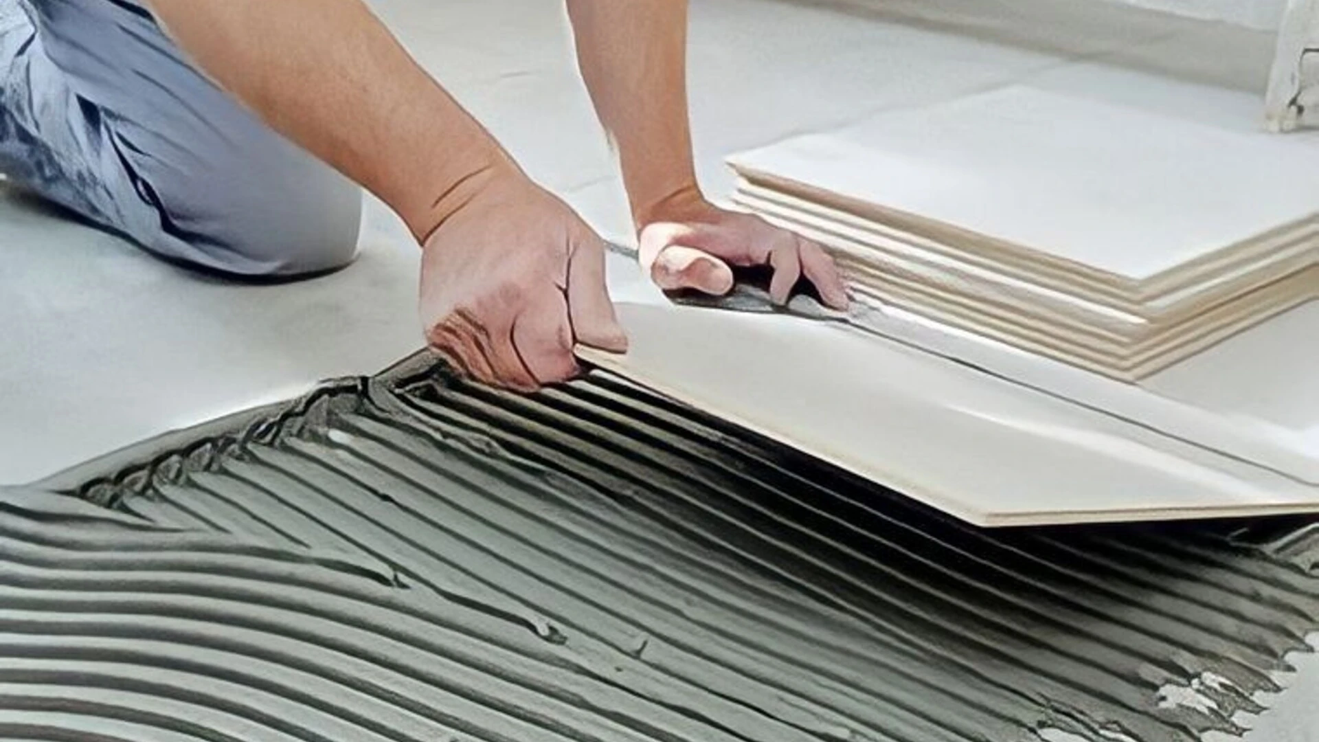 Nên Dùng Keo Dán Gạch Thay Cho Xi Măng, Hồ Dầu