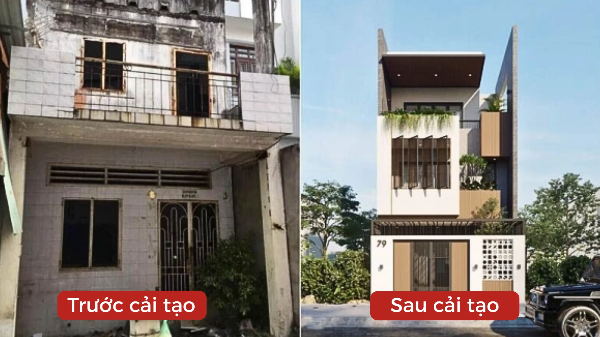 Cách cải tạo nhà 2 tầng cũ thành nhà mới