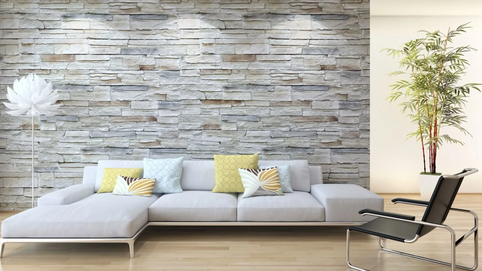 Mẫu đá ốp tường nội thất, mặt tiền, ngoài trời 