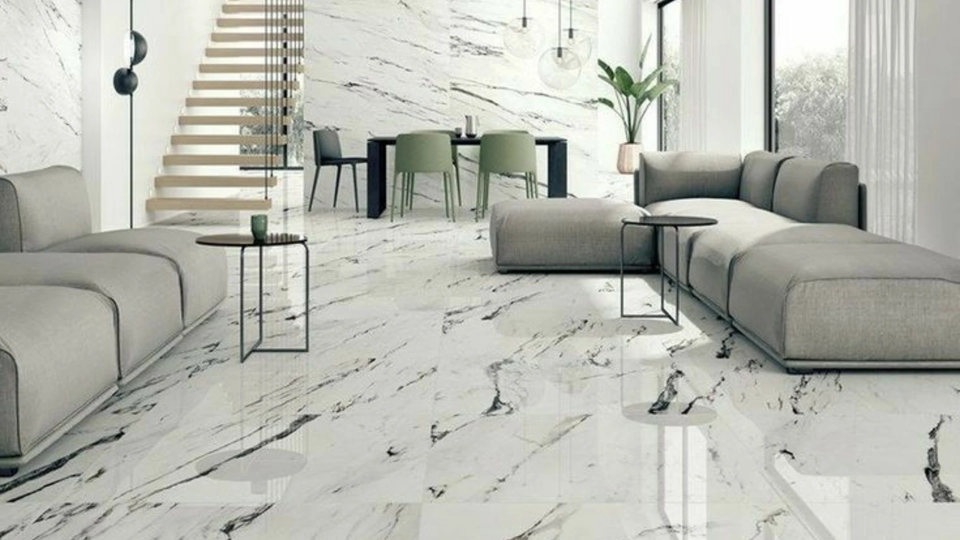 Mẫu gạch vân đá tự nhiên đẹp, cao cấp cho không gian hiện đại