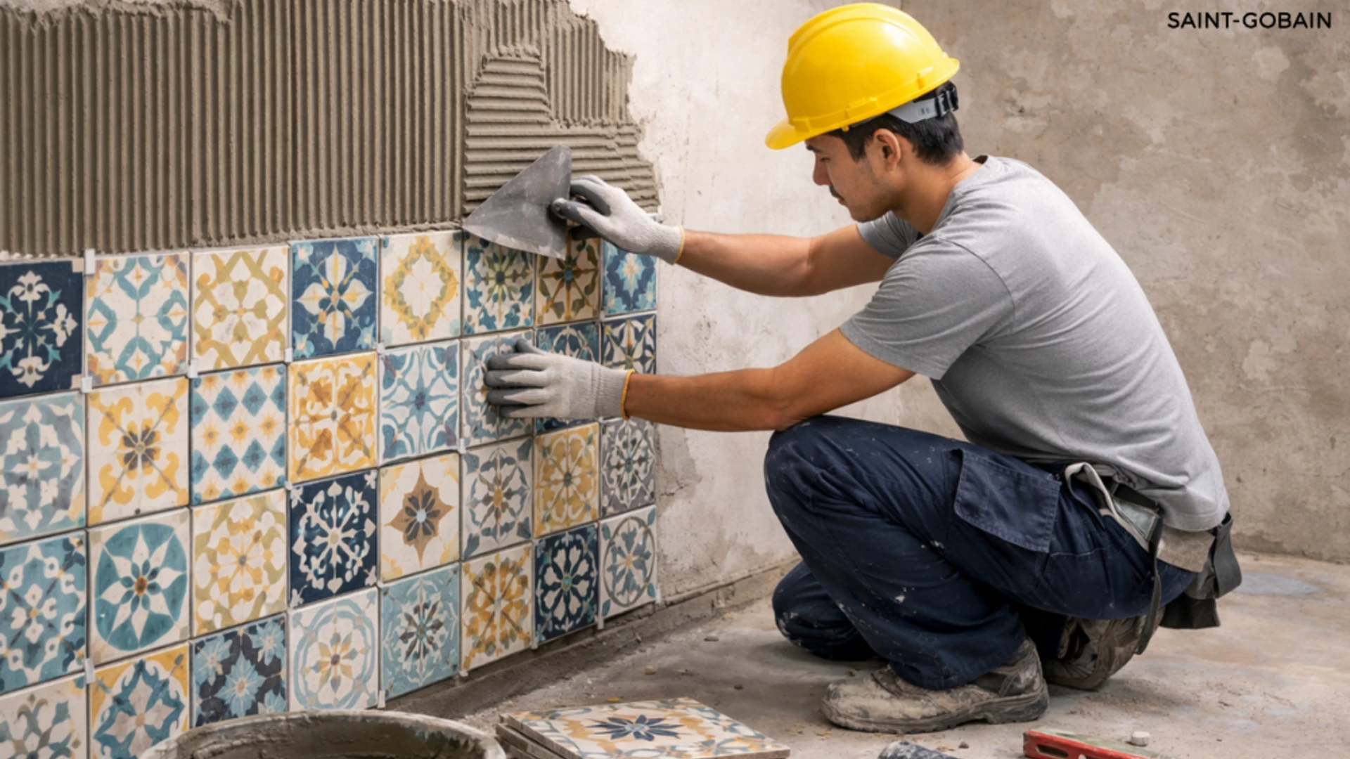 Hướng Dẫn Thi Công Ốp Gạch Bông Đúng Kỹ Thuật Với 5 Bước Đơn Giản