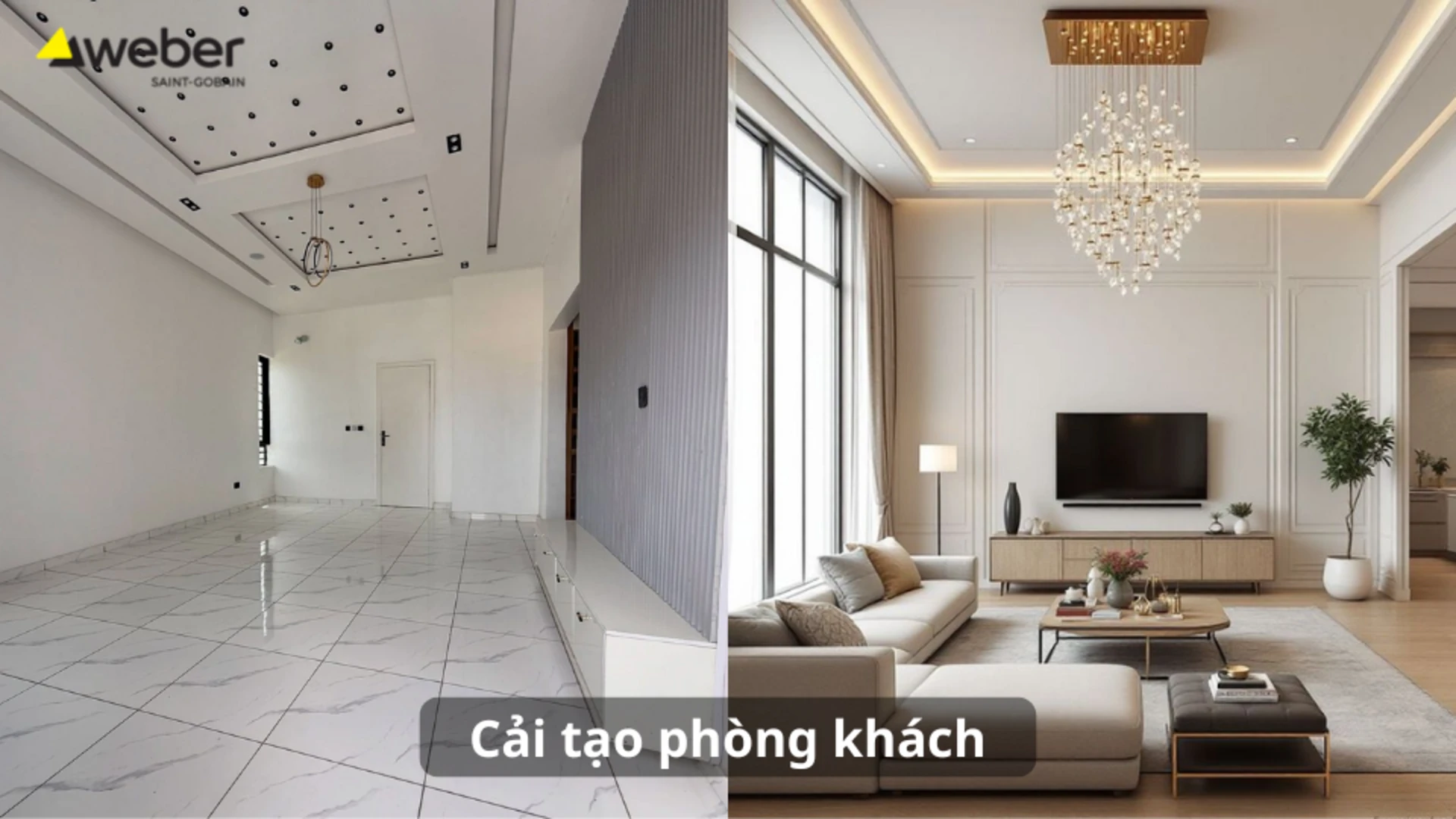 Cách cải tạo phòng khách đẹp, hiện đại, xu hướng mới nhất