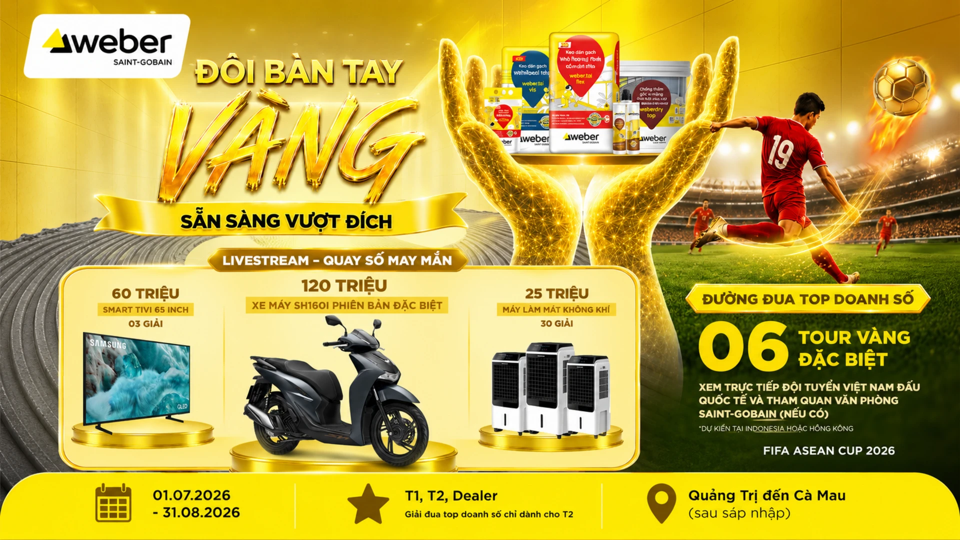ĐÔI BÀN TAY VÀNG Đường Đua Top Doanh Số