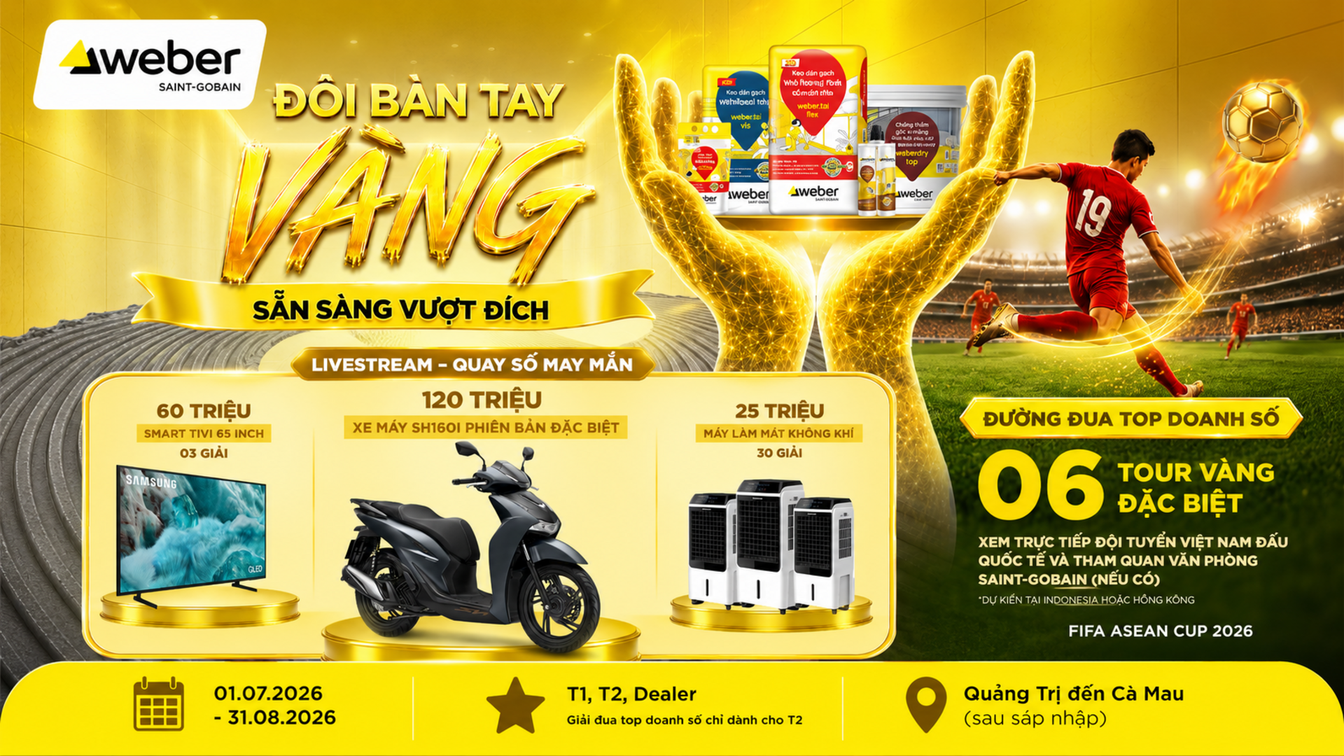 ĐÔI BÀN TAY VÀNG Đường Đua Top Doanh Số