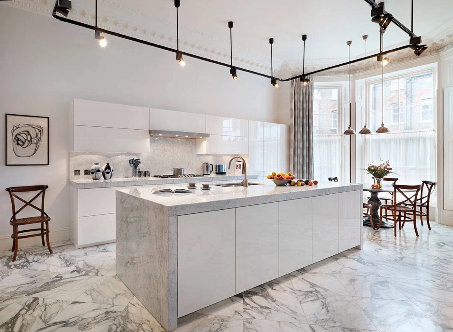 gạch lát nền nhà đẹp - đá marble