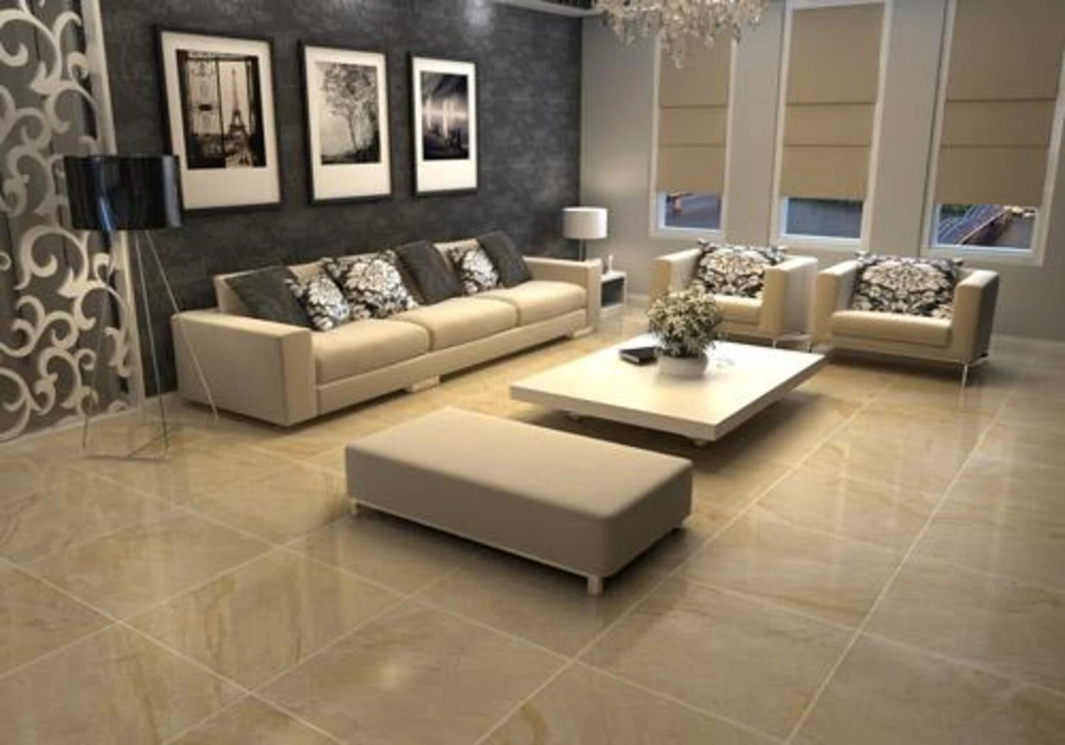 Gạch ốp lát giả đá tự nhiên ngoài tính thẩm mỹ cao còn rất bền chắc