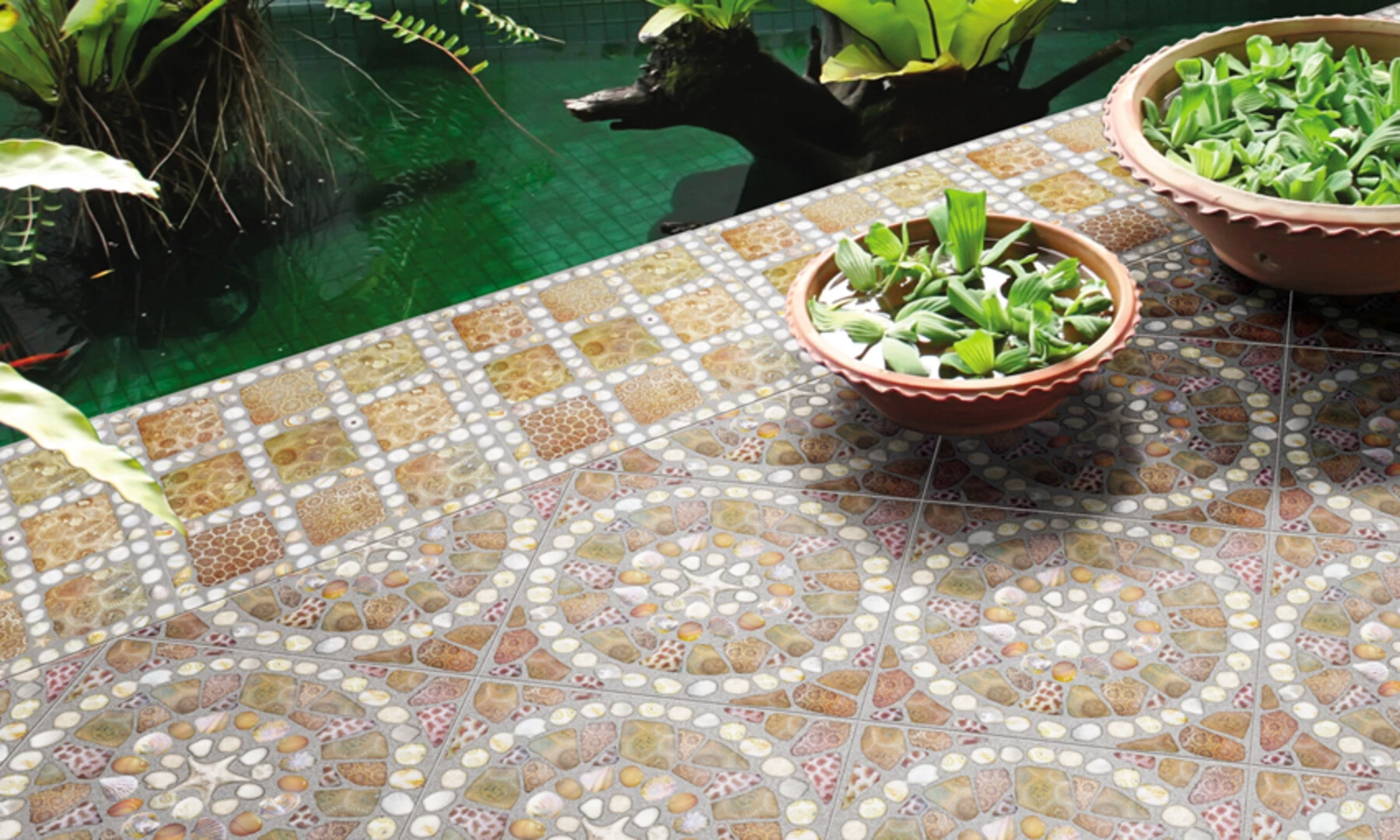 Gạch lát sân thượng Đông Tâm chống trơn