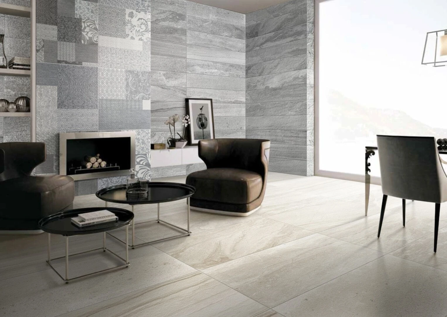 Gạch ốp porcelain - sự lựa chọn cho công trình hiện đại.