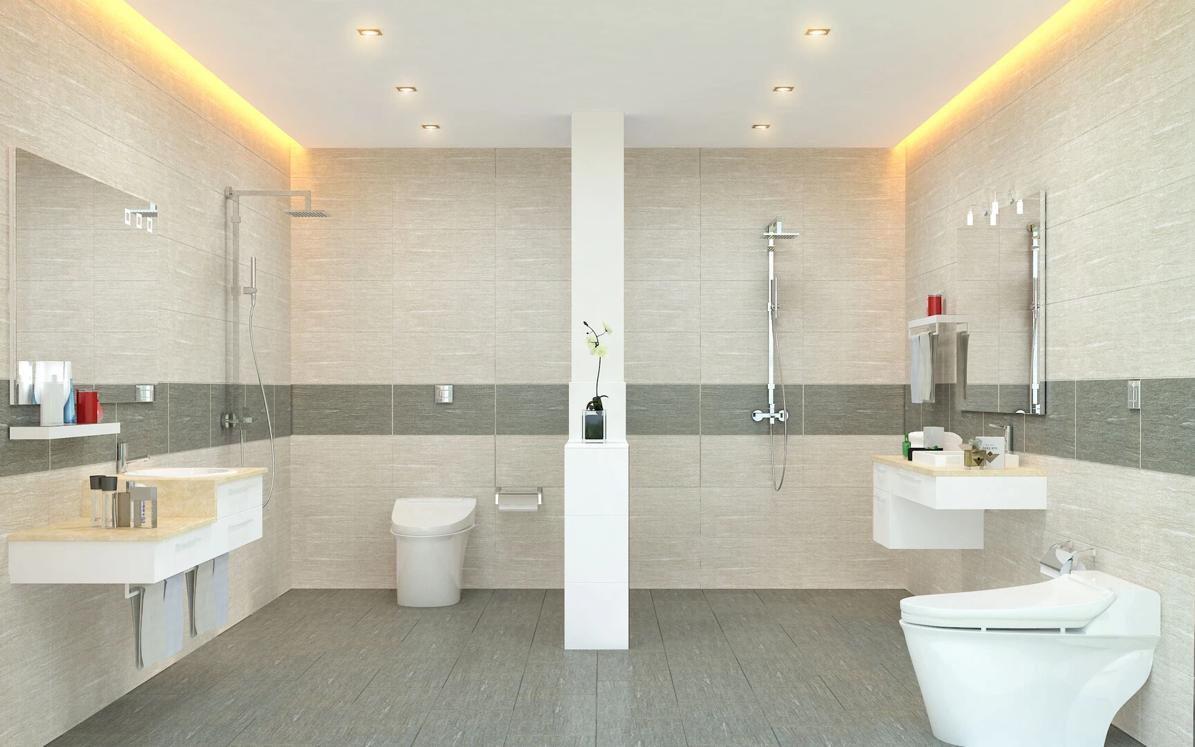 gạch ốp nhà tắm viglacera