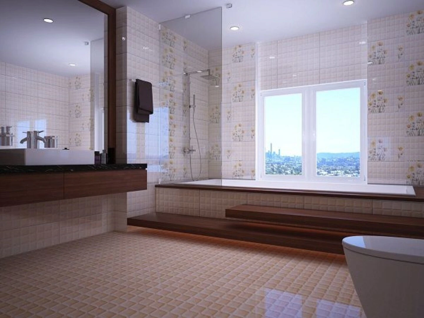 gạch ốp nhà vệ sinh Viglacera