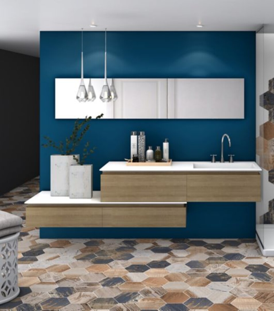 Gạch giả gỗ mosaic Gạch giả gỗ mosaic