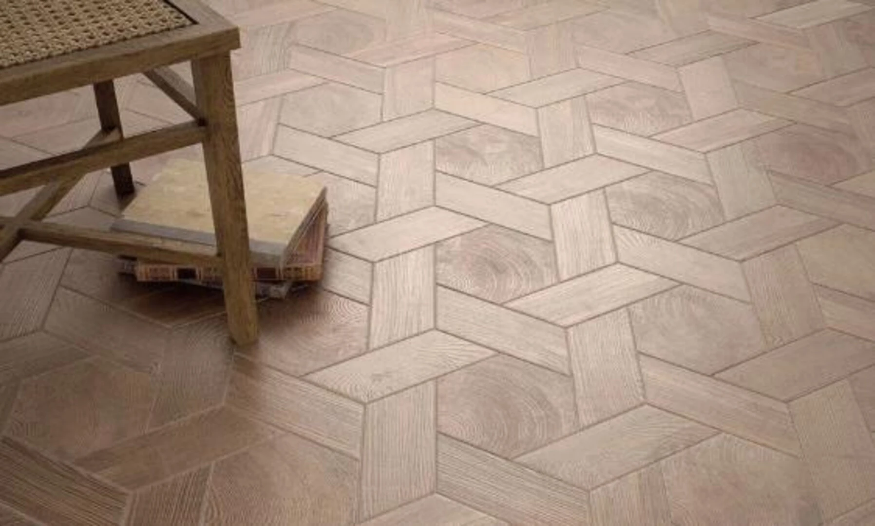 gạch lục giác giả vân gỗv