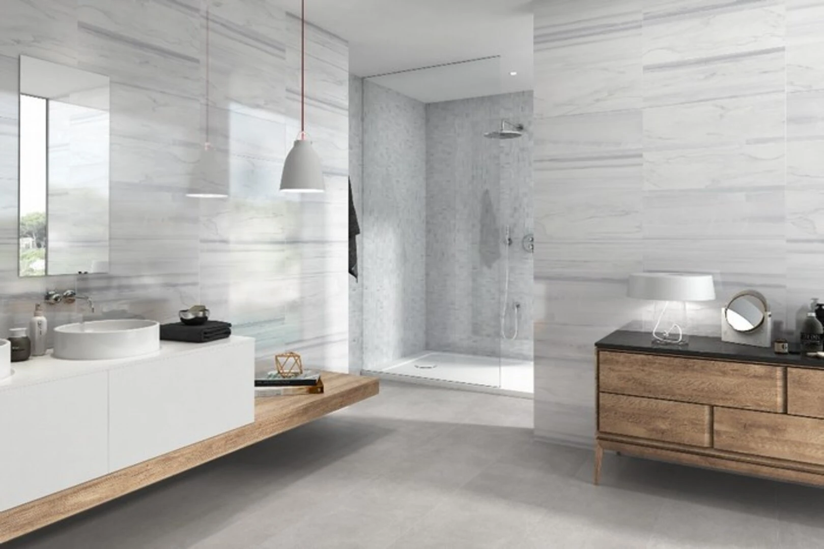 gạch ốp lát phòng tắm