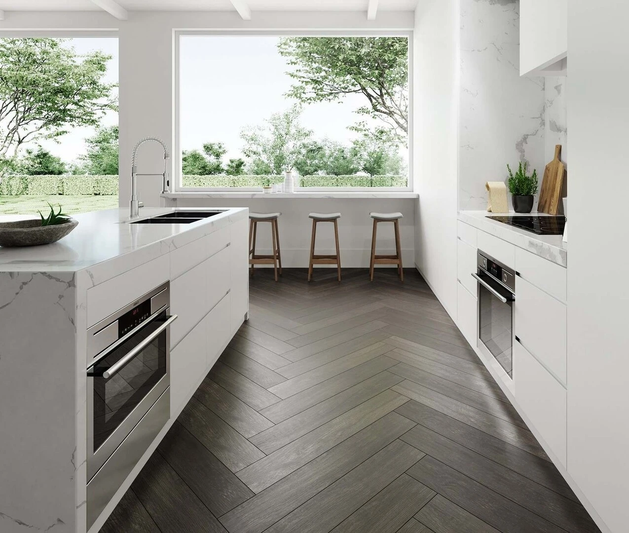 gạch ốp lát nhà bếp (Nguồn: www.tilemountain.co.uk)