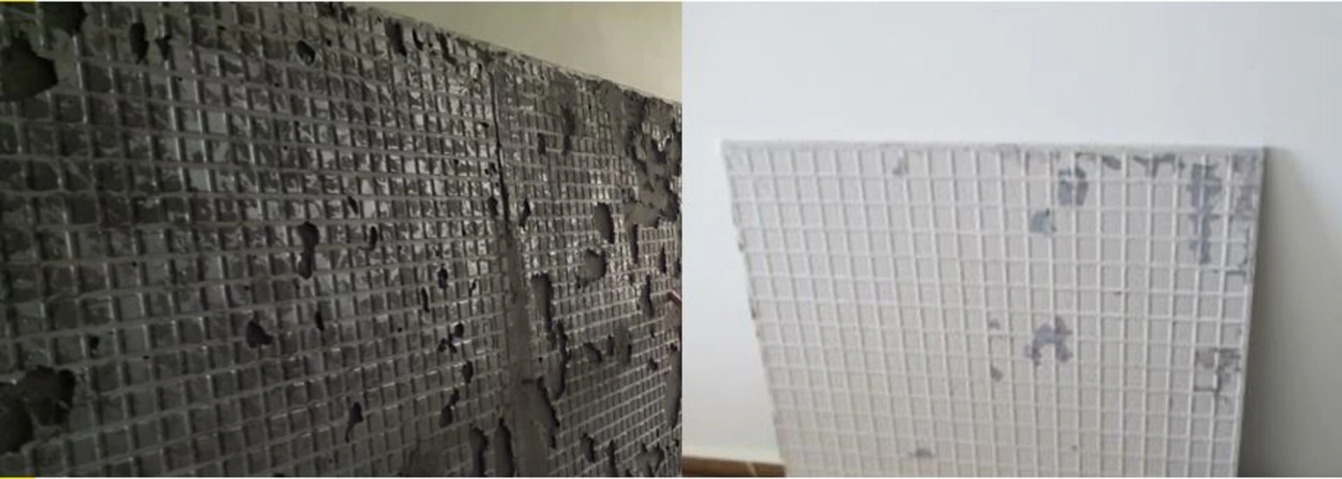 Hình ảnh gạch ốp tường bị rơi, bong tróc