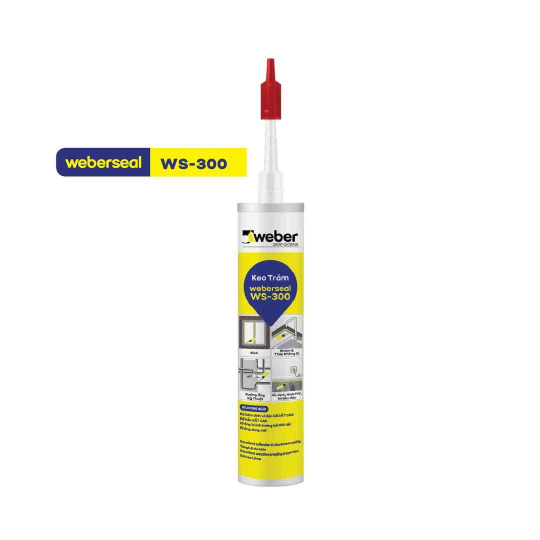 Keo silicon dán gỗ Cao cấp Weberseal WS 300 Keo silicon dán gỗ Cao cấp Weberseal WS 300