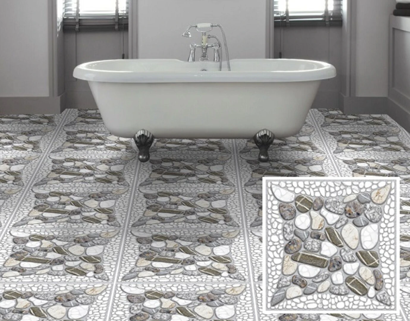 gạch sỏi chống trơn