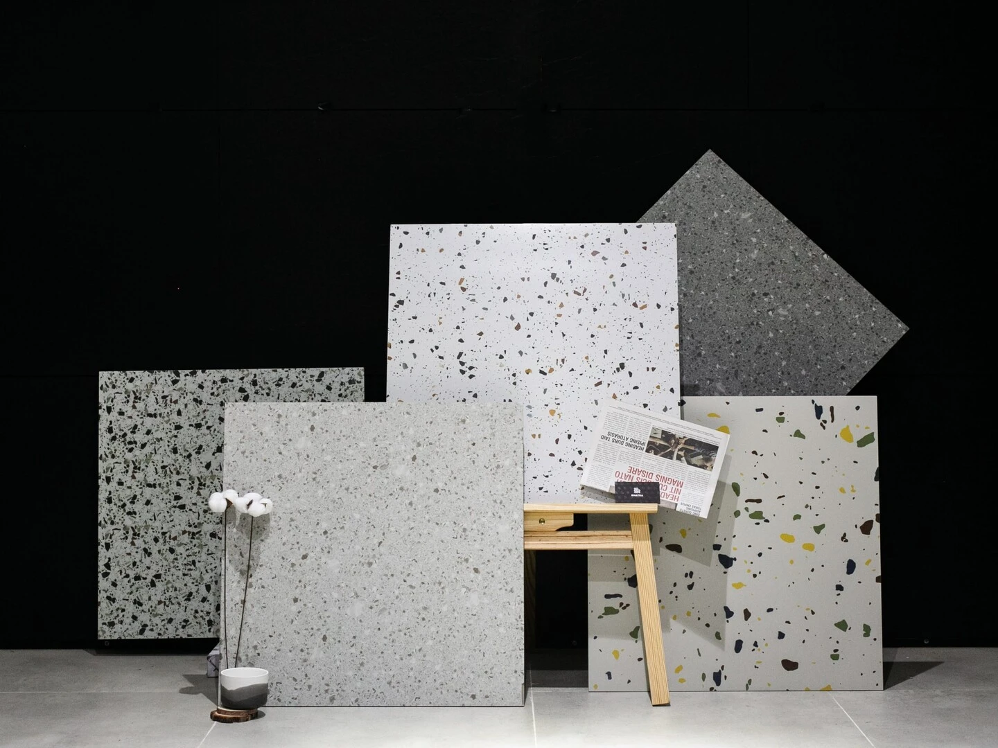 gạch terrazzo hạt đá
