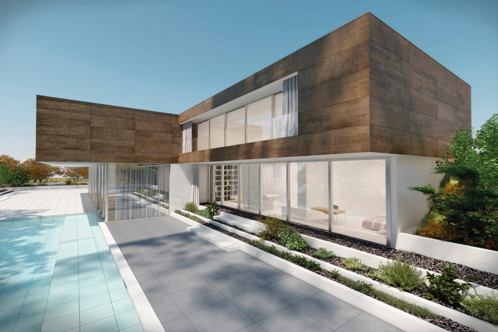 Chọn gạch trang trí mặt tiền phù hợp với điều kiện thời tiết