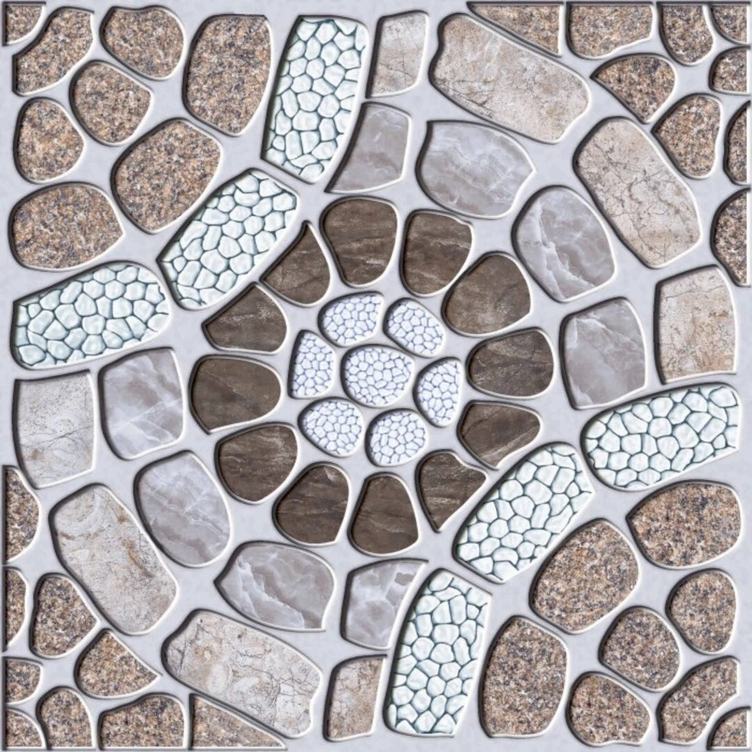 gạch sỏi vàng trắng