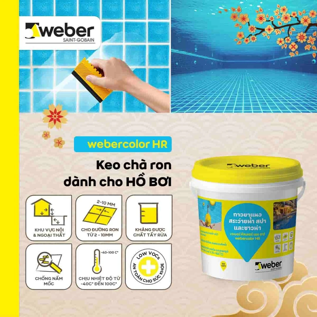 vữa chà ron Webercolor HR