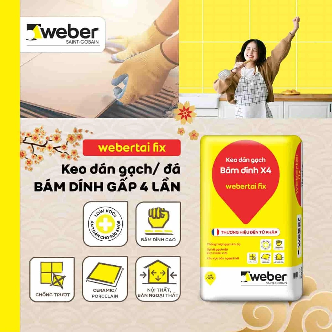 keo dán đá bàn bếp Webertai fix