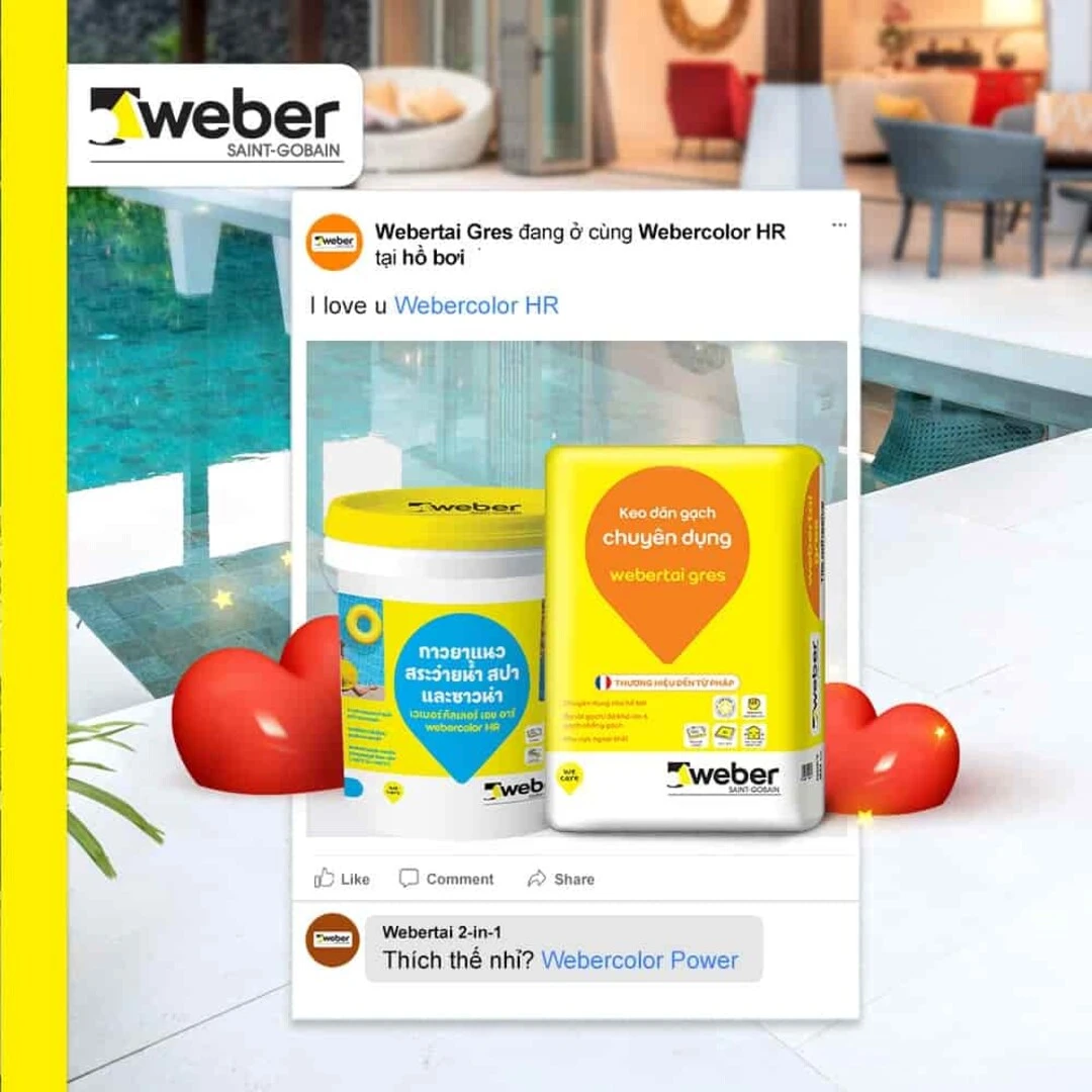 keo dán gạch hồ bơi kết hợp với keo chà ron 