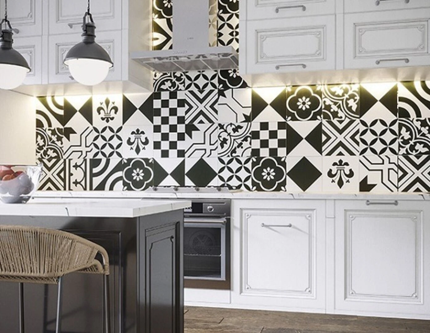 ốp gạch dạng ngẫu nhiên