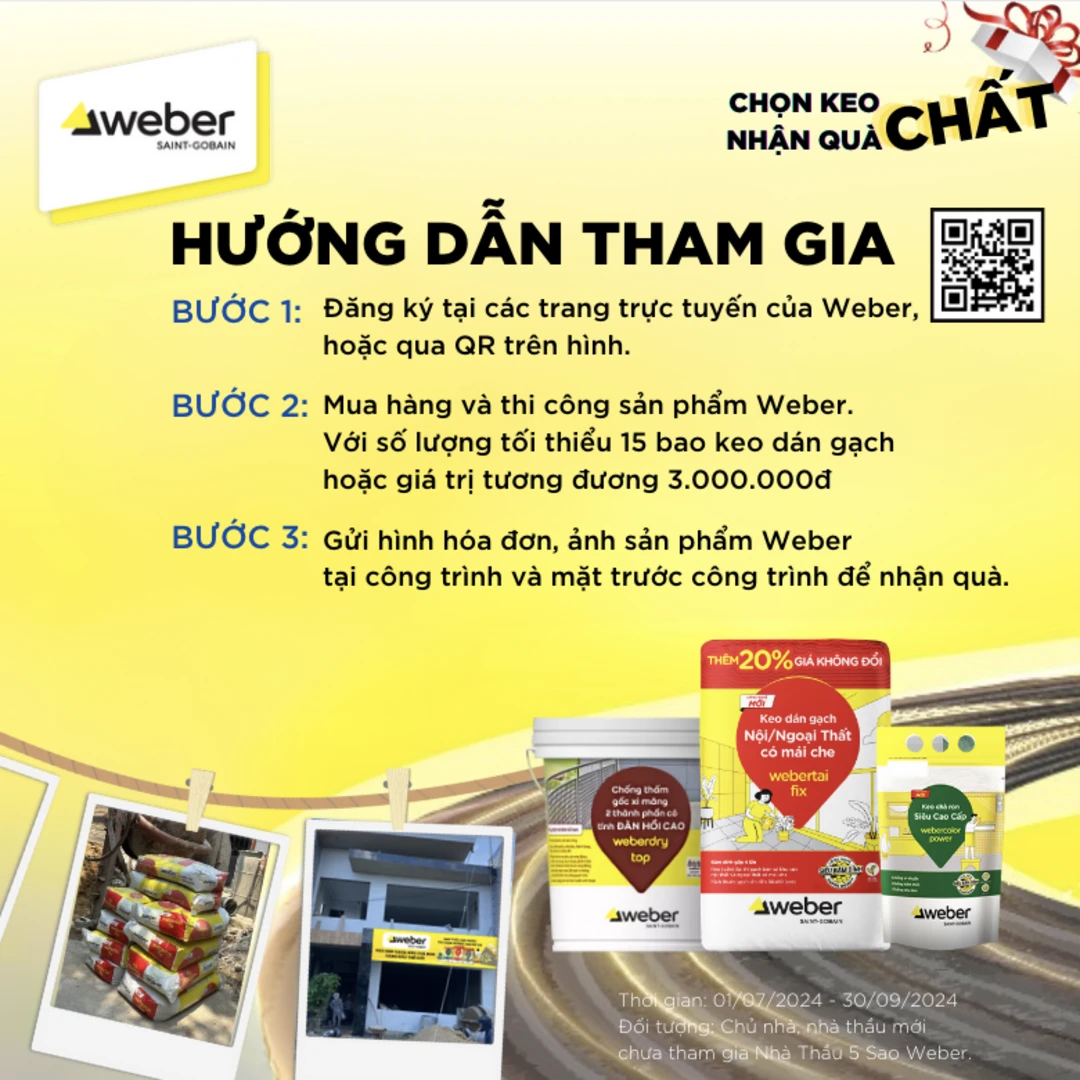 Weber chọn keo nhận quà chất 1