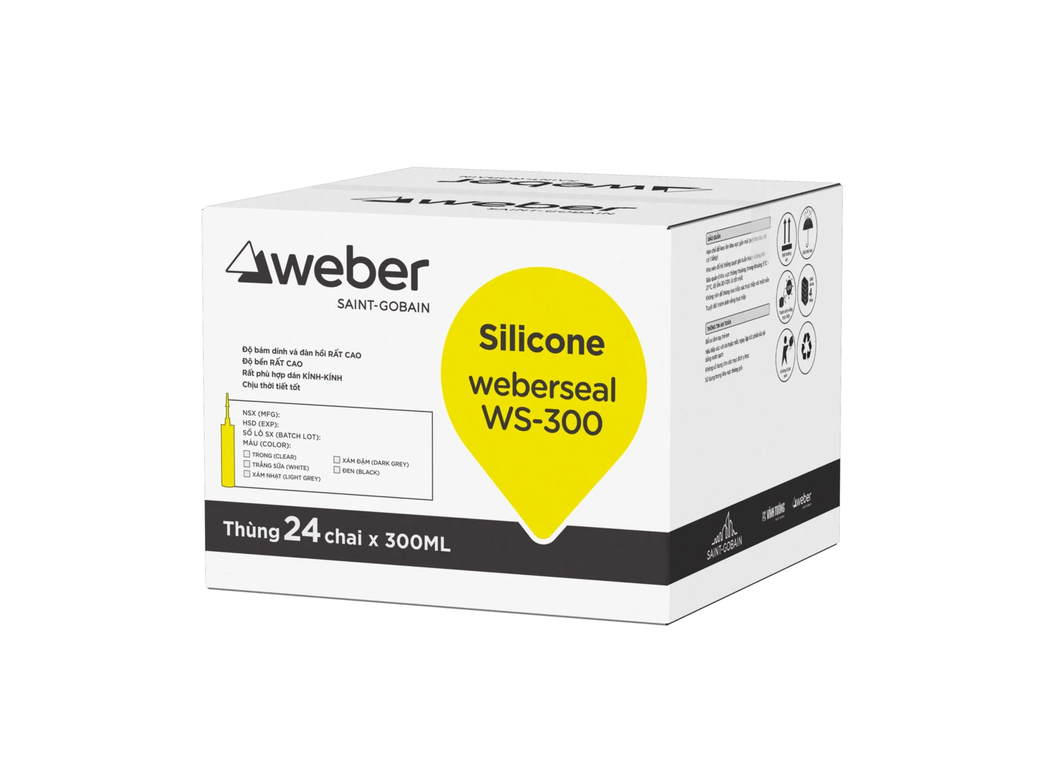 thùng silicone ws300