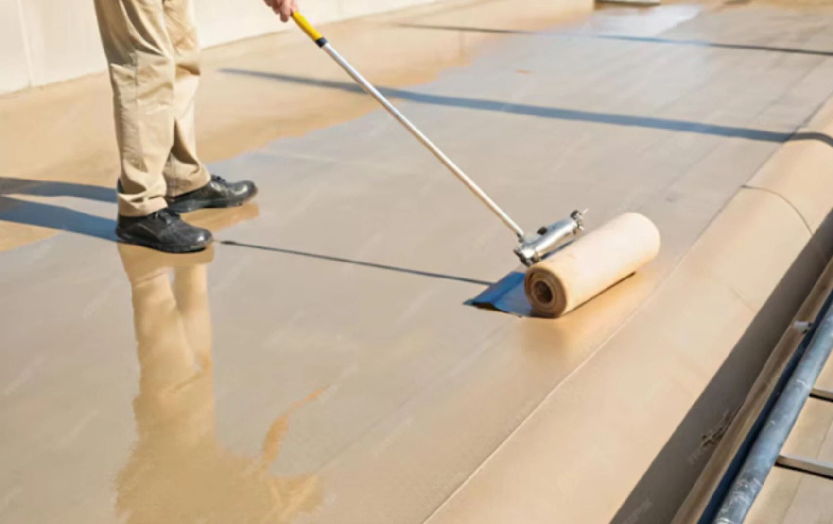 Vật liêu chống thấm sân thượng giúp tránh khỏi sự xâm nhập của nước, độ ẩm.