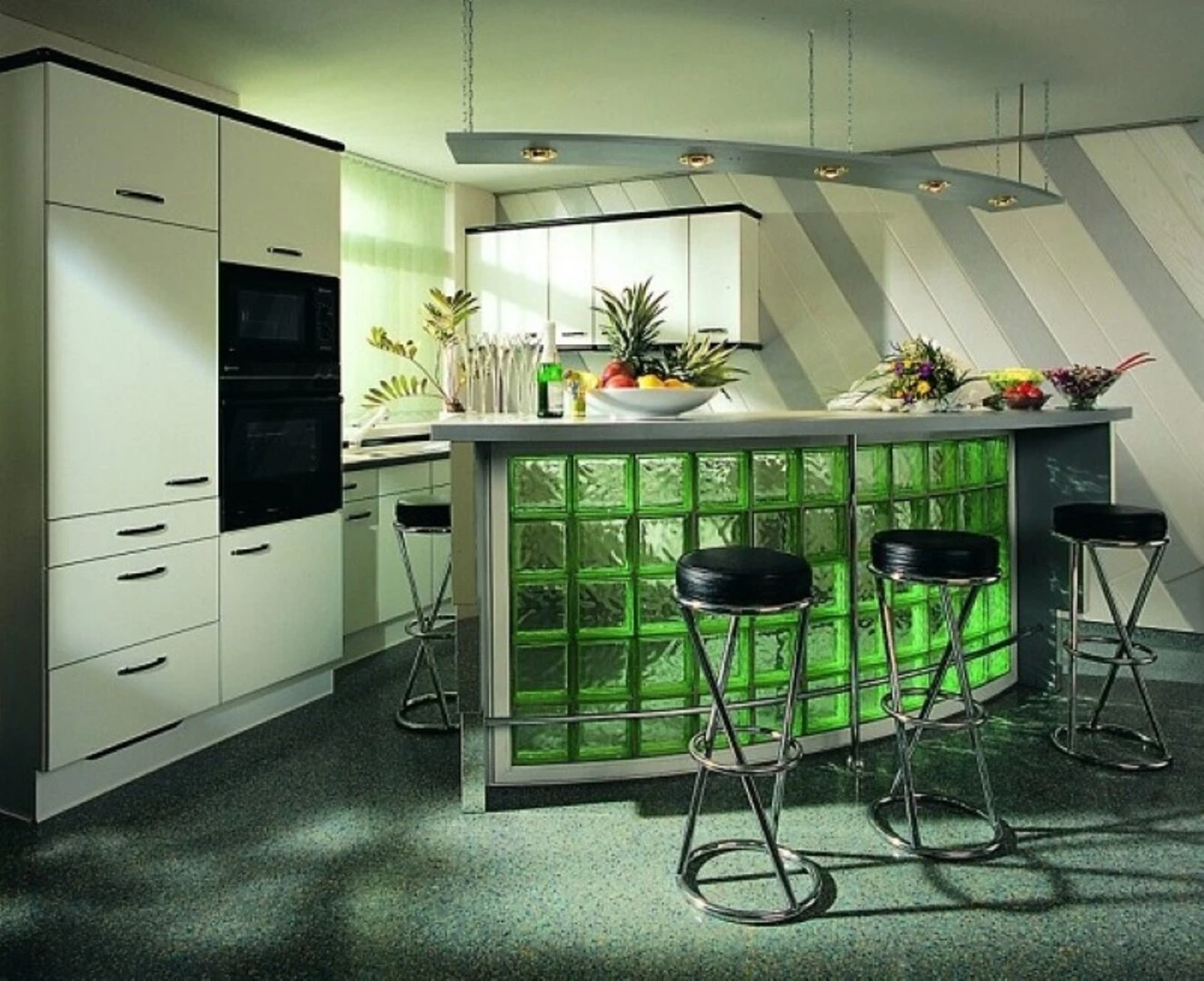 gạch kính trang trí