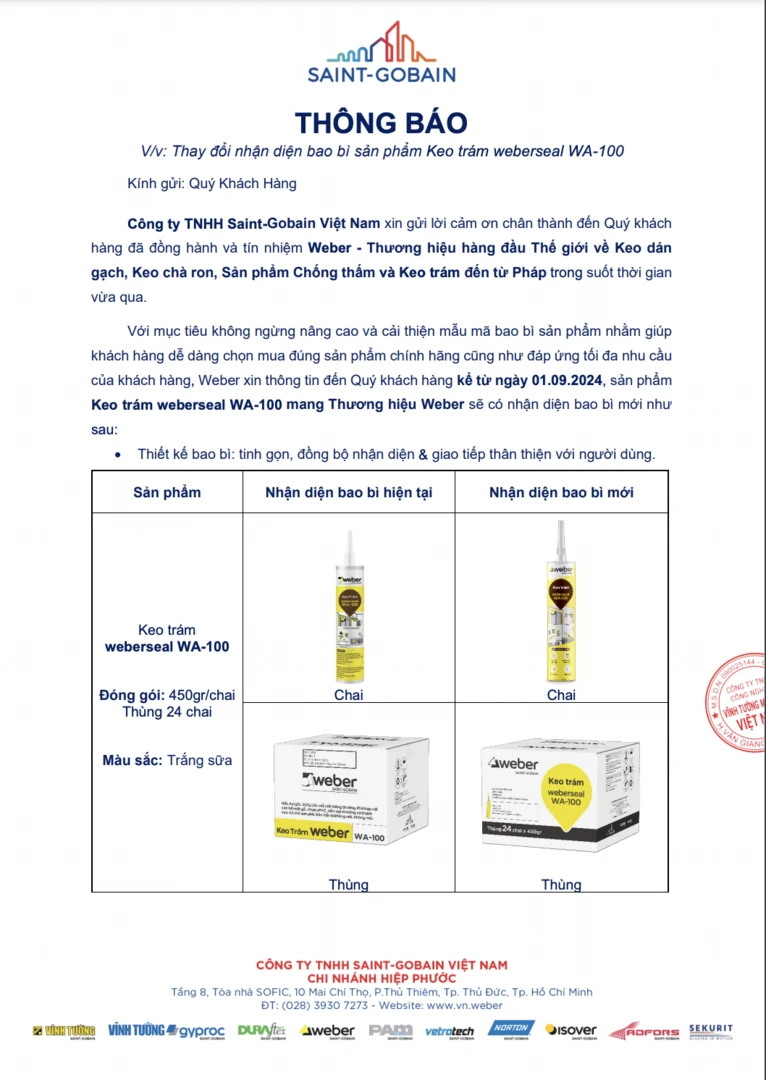 thay đổi bao bì wa100 1