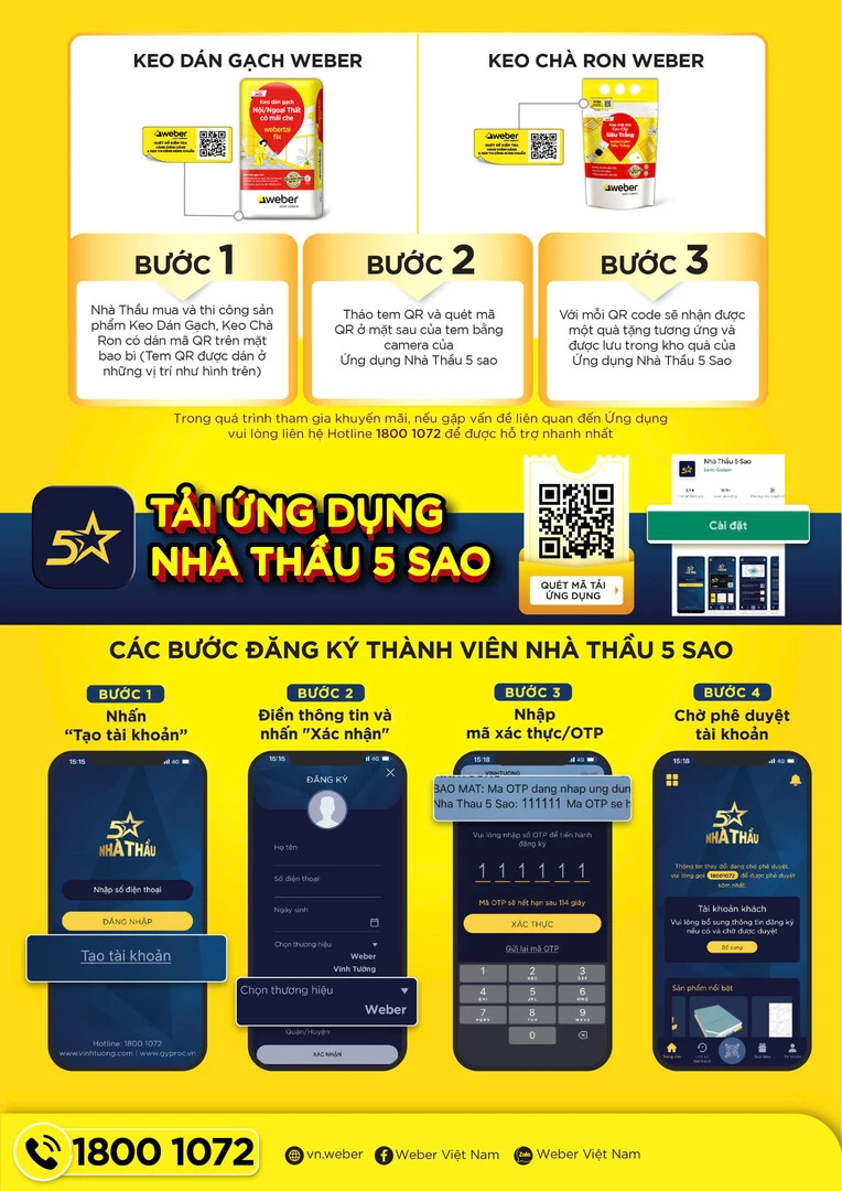 weber miền bắc quét mã trả vàng 4