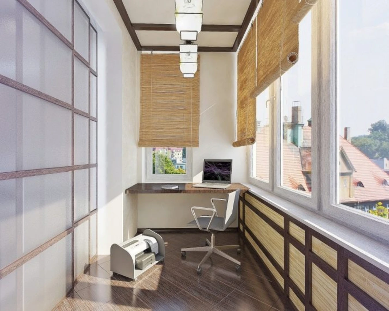 Cải tạo ban công theo phong cách học tập, làm việc là cách để thay đổi tâm trạng, giảm bớt sự ngột ngạt