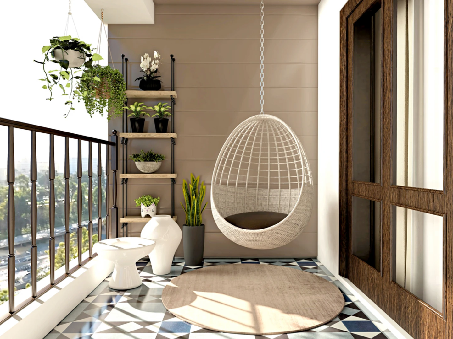 Sắp xếp các nội thất hợp lý trong quá trình cải tạo ban công chung cư mang lại hiệu quả cao