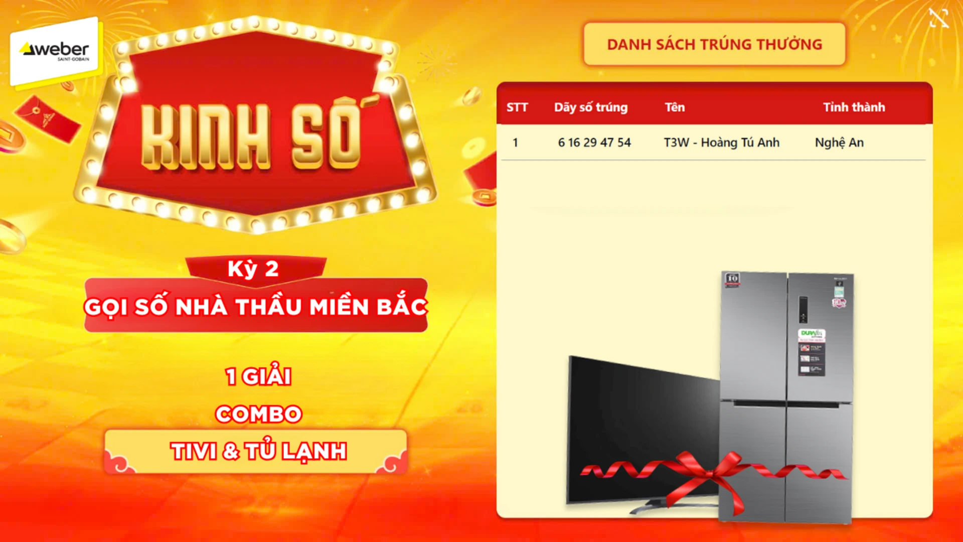 Kinh số trả lộc kỳ 2 nhà thầu miền bắc