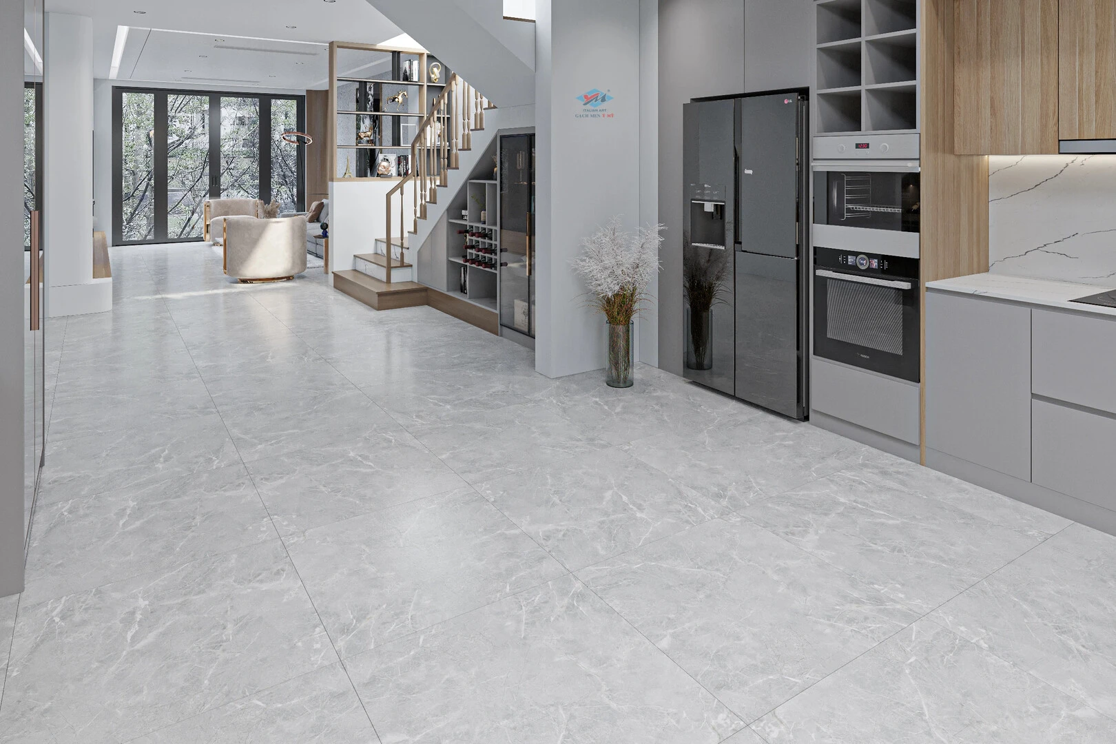 Ưu điểm của mẫu gạch lát nền đẹp 60x60