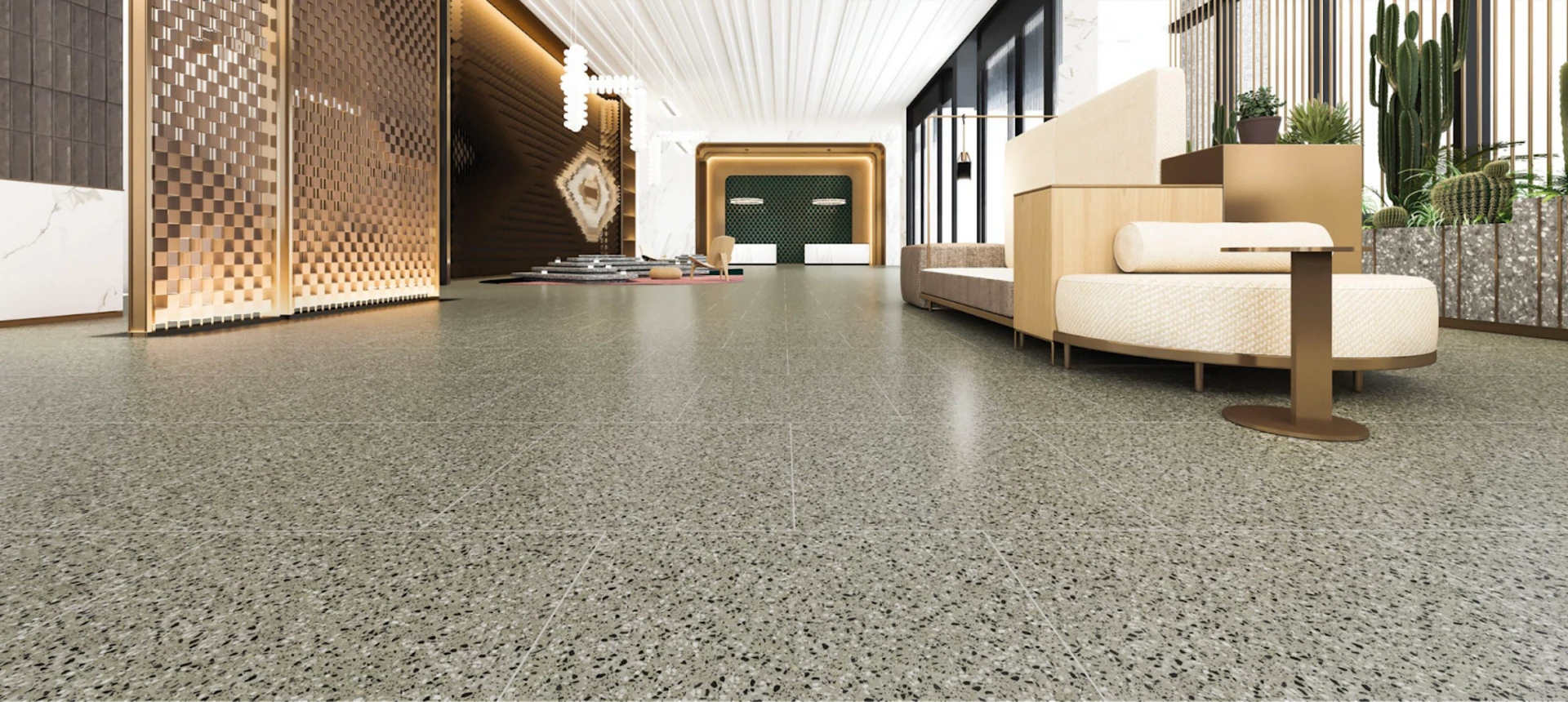 Vẻ đẹp thân thiện của gạch Terrazzo