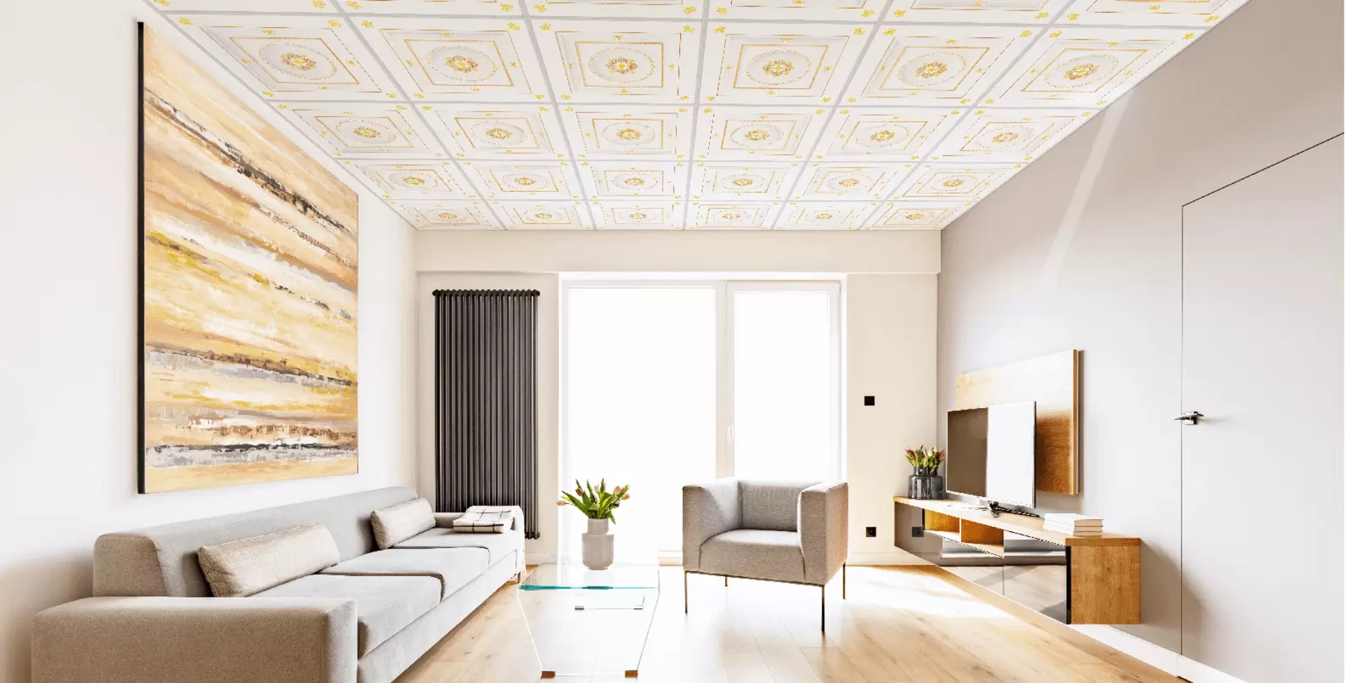 Cải tạo nhà cấp 4 bằng cách sửa chữa trần nhà 