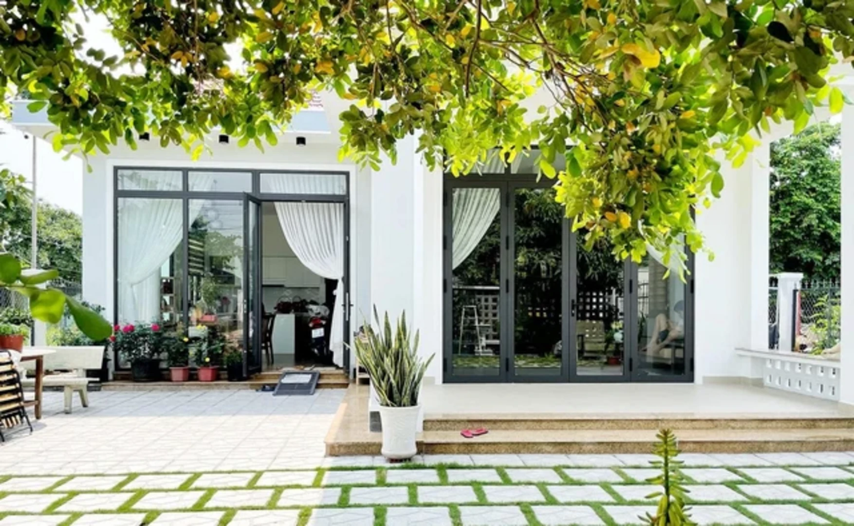 Cải tạo nhà cấp 4 có thêm sân vườn 